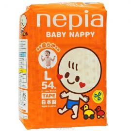 Японские подгузники Nepia Baby Nappy, 9-14 кг, 54 шт