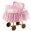 Плетеная колыбель с капюшоном Italbaby Aurora PRINCIPINI розовый 320,0038-1