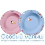 Avent Philips Глубокая тарелка Avent большая голубая или розовая, 12+ (1 шт)