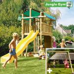 Детский игровой комплекс Jungle Gym Fort+Swing Module Xtra (Джангл Джим )