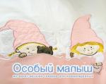 CebaBaby Комплект Ceba Baby в детскую кроватку 3 предмета (Гномики, розовый)
