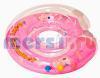 Baby Swimmer Круг розовый полуцветной + внутри погремушка 0-36 месяцев