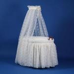 Детская классическая колыбель-кроватка плетеная Christiane Wegner "Carolina" 8224 03-CL - 530